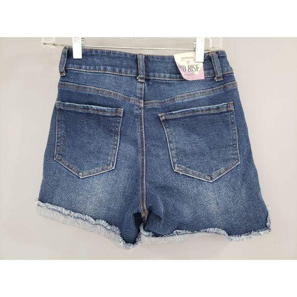 Vanilla‎ Star Juniors Size 27 / 5 Distressed Cuffed Mid Rise Vintage Throwback - Picture 5 of 5